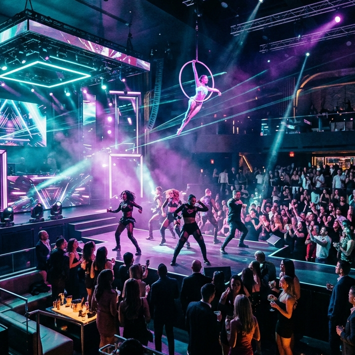 Modern Filipina Club Dancers